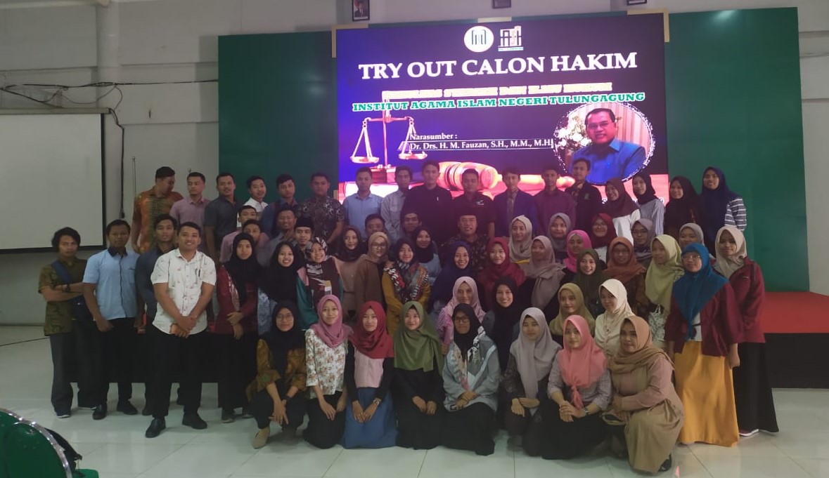 Try Out Calon Hakim Fakultas Syariah dan Ilmu Hukum IAIN Tulungagung